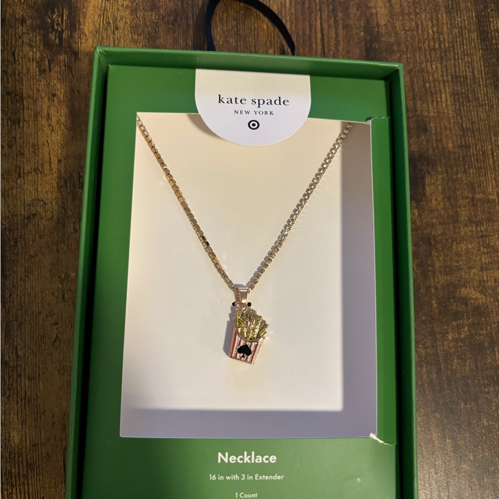Kate Spade New York x Target French Fry Charm Tennis Necklace